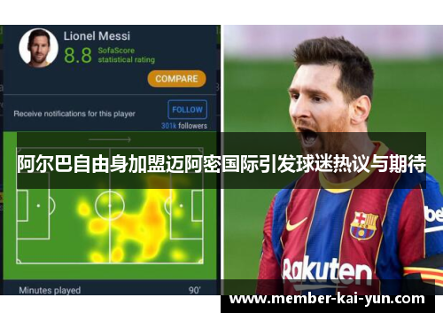 阿尔巴自由身加盟迈阿密国际引发球迷热议与期待